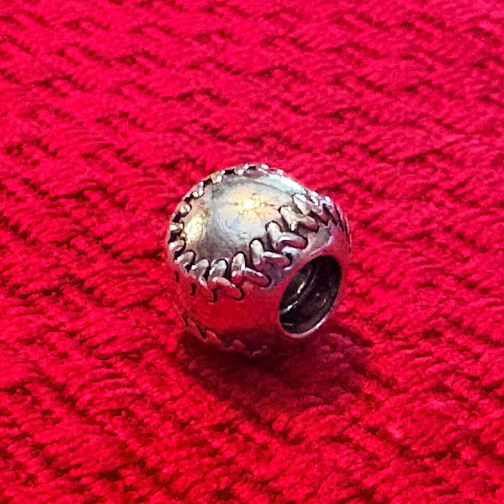 💥SOLD💥 Authentic ALE Pandora Baseball Charm Sterling Silver 790969 (Retired)